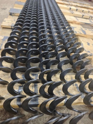 Витки шнека и шнековые спирали — собственное производство ООО «БВН-ГРУПП Инжиниринг»