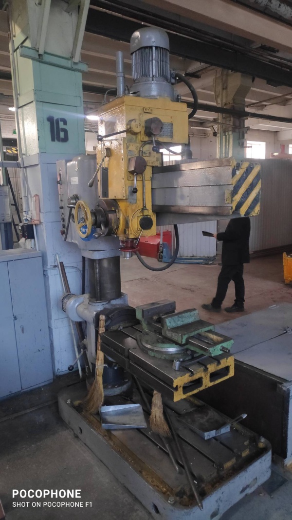 радиально-сверлильный станок 2532Л, 1987 года выпуска