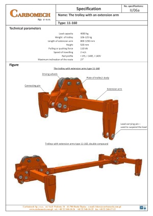 Компания CARBOMECH LTD занимается проектированием и производством транспортных комплектов для перемещения машин и механических устройств
