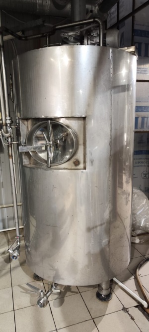 Заторно-сусловарочный аппарат на паровой рубашке (с мешалкой + частотник)