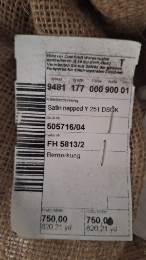 Спутник для ткани для автоклавного декатира