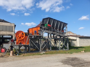 Установка дробления АД-110 с щековой дробилкой 100 м3/ч