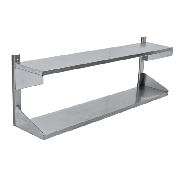 Полка навесная двухъярусная 1520х320х510