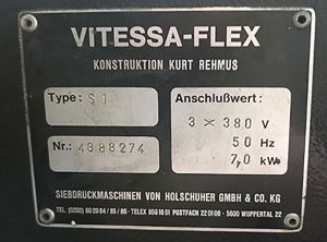 Машина для трафаретной печати SPS Vitessa-flex