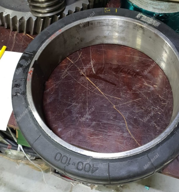 Шина 400х100 - колесо приводное, ролик приводной КЖ1840 / КЖ1841