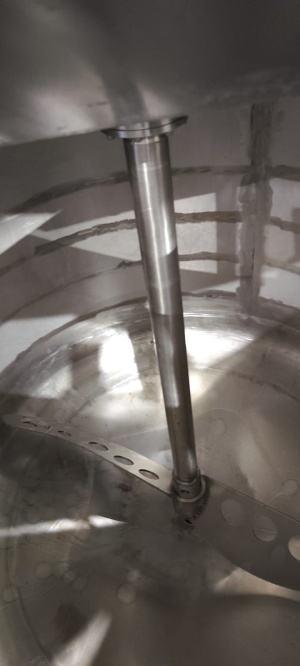 Заторный аппарат 1300 л (AISI 304, паровая рубашка)