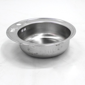 Ванна моечная врезная радиус 500 глубина 150 сталь ASI304