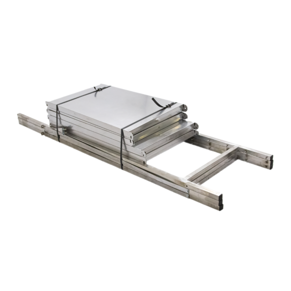 Стеллаж из нержавеющей стали 2570х600х1820 (2-секц., в разборе)