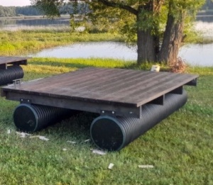 Поплавки для мостика