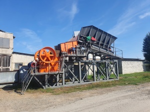 Установка дробления АД-110 с щековой дробилкой 100 м3/ч