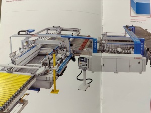 Линия с чпу для обработки стекла intermac busetti в хорошем состоянии