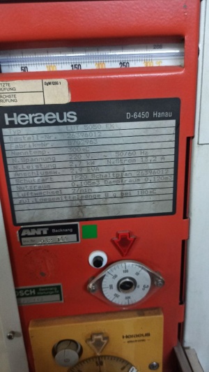 Термошкаф Heraeus D-6450 typ LUT 5050EK
