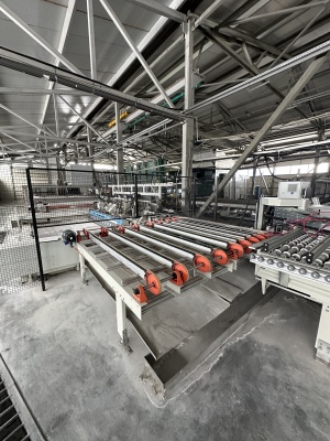 Линия с чпу для обработки стекла intermac busetti в хорошем состоянии