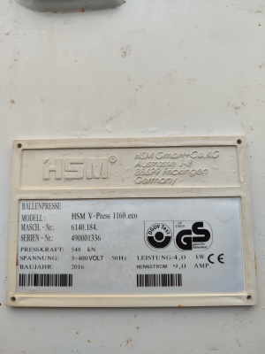 Пресс HSM V-Press 1160 Eco