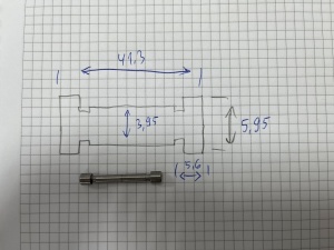 Штифт нержавеющий (заготовка) Ф4