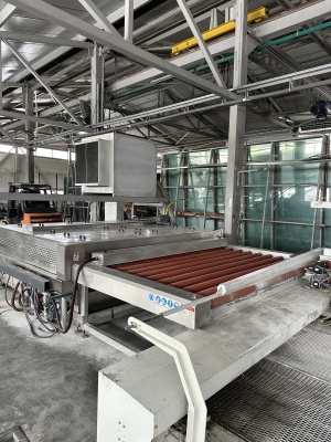 Линия с чпу для обработки стекла intermac busetti в хорошем состоянии