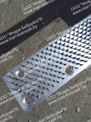 Планки колковые для чесальных машин