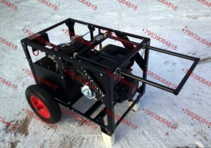 установка для закручивания винтовых свай фирмы Торсион