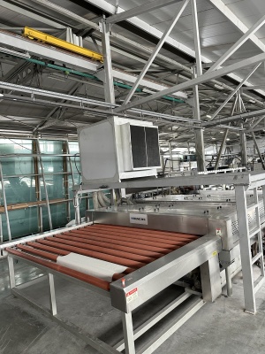 Линия с чпу для обработки стекла intermac busetti в хорошем состоянии