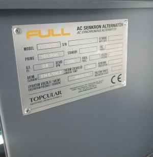 Трехфазный дизельный генератор 132 кВт FB-165 400V 50Hz