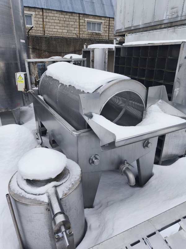 Промышленная барабанная мойка из нержавеющей стали