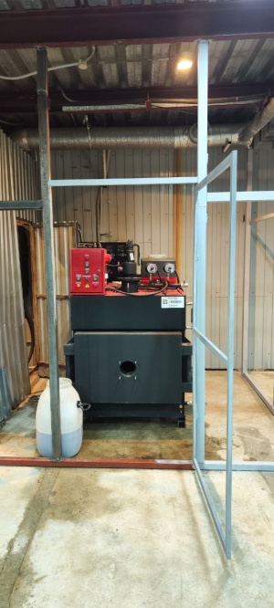 Паровой котёл низкого давления КП-0,3-0,07Г(Ж) для выработки насыщенного и перегретого пара с горелкой на газе