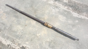 Винт в комплекте с гайками поперечного типа для кареток трубных станков моделей 1Н983, 1А983, 1М983, СА983, РТ983