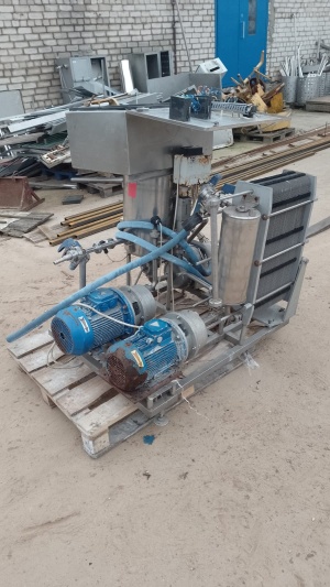 пастеризатор пластинчатый, производительность 1 т в час