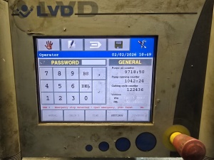 LVD MVS 31/6 ножницы гильотинные гидравлические с ЧПУ 6х3100 мм