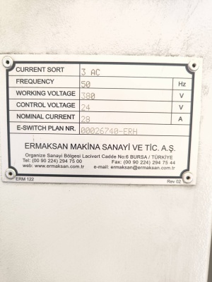 Гибочный станок с ЧПУ ERMAKSAN