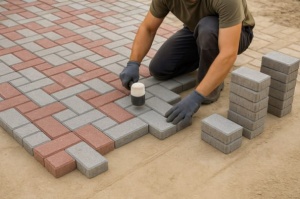 Укладка тротуарной плитки в Луганске