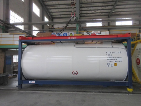 Танк-контейнер тип Т11 объём 21м3 для перевозки химических веществ, новый