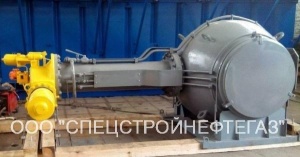 Кран шаровой DN 700 PN 100 с пневмогидравлическим приводом