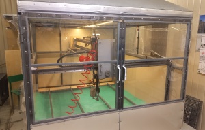 Покрасочный станок ЧПУ с герметичной камерой