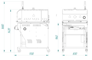 Печи прецизионные для стекла и эмалирования до 1100 град