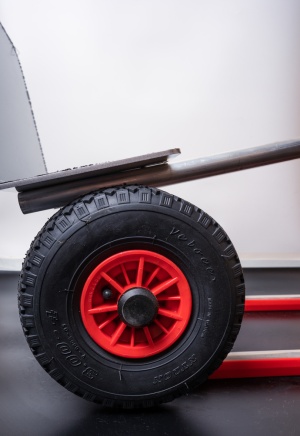 Ручная двухколесная алюминиевая тележка грузоподъемностью до 200 кг