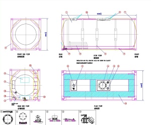 Танк-контейнер 26м3 тип Т11 с термоизоляцией и подогревом, для перевозки наливных грузов, новый