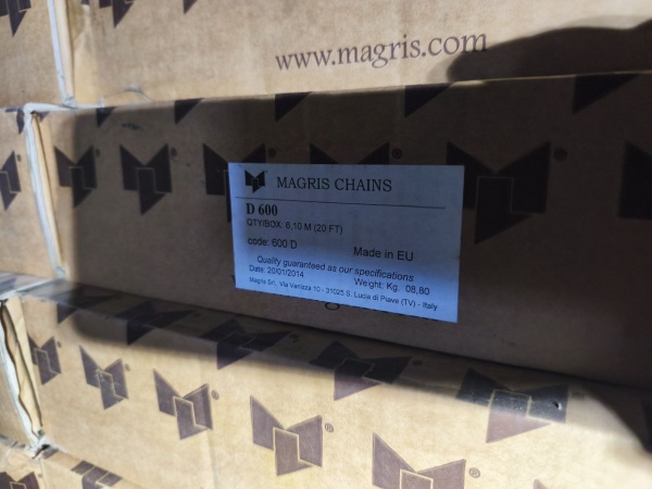пластиковая (термопластичная) конвейерная цепь Magris (Италия) Модель/Код: 600 D