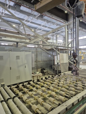 Линия для полировки плит из мрамора и гранита