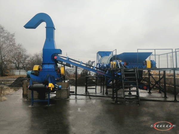 Дробилка, Стружкодробильный комплекс СК-СДК-3-5 купить в Оренбурге #дробилка для металлической стружки