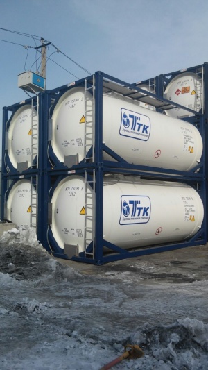 Танк-контейнер объём 25м3 тип Т4, для перевозки ГСМ, новый