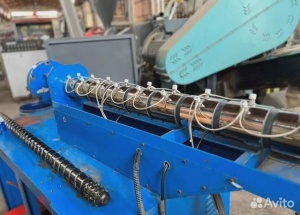 Шнек с гильзой 70 мм для Экструдера новый Тайвань Шнек с гильзой 70 мм для Экструдера н