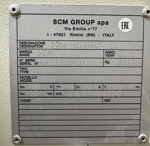 Обрабатывающий центр с ЧПУ (5 осей) SCM Morbidelli M100