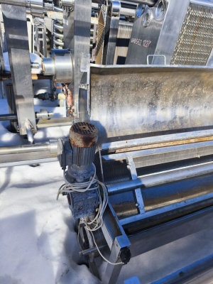 илиндрическое сито со скребками из нержавеющей стали