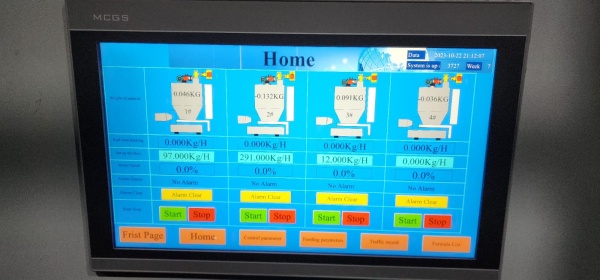 Гранулятор компаундер для переработки пэт или стекло-мело-талько наполненных пластиков до 5 компонентов. KTE-75D НОВЫЙ