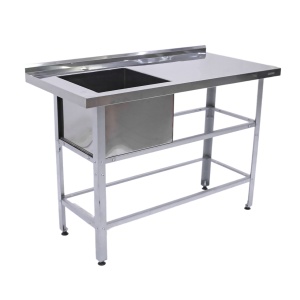 Ванна моечная с рабочей поверхностью ВСРП-С-4/12-Л (1200х600х850)