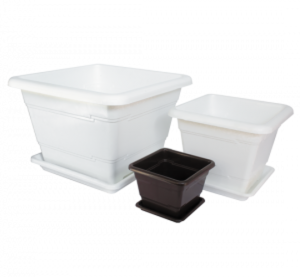 Пресс-формы на изделия «Горшок 0,5 л; 1,5 л; 5 л. квадратный»