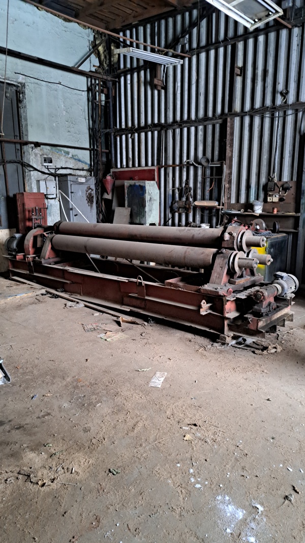 Вальцы промышленные трехвалковые до 3 метров