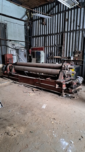 Вальцы промышленные трехвалковые до 3 метров