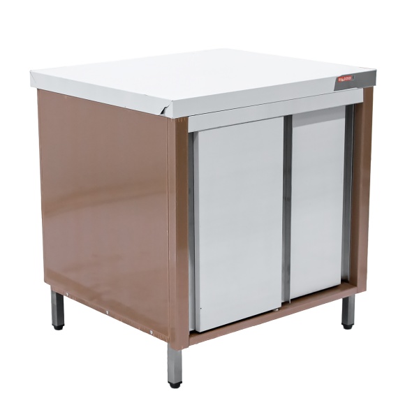 Стол производственный HICOLD НСЗК-8/7, двери-купе (800х700х850)